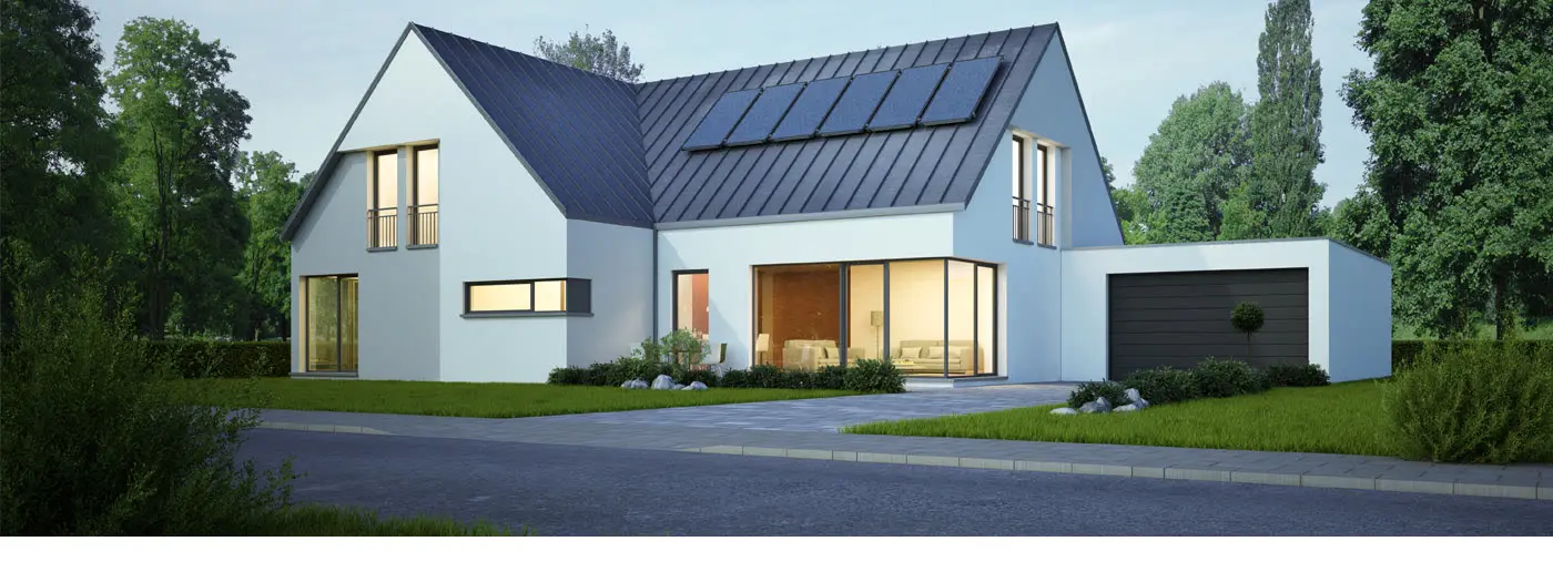 Modernisiertes Einfamilienhaus mit Solaranlage